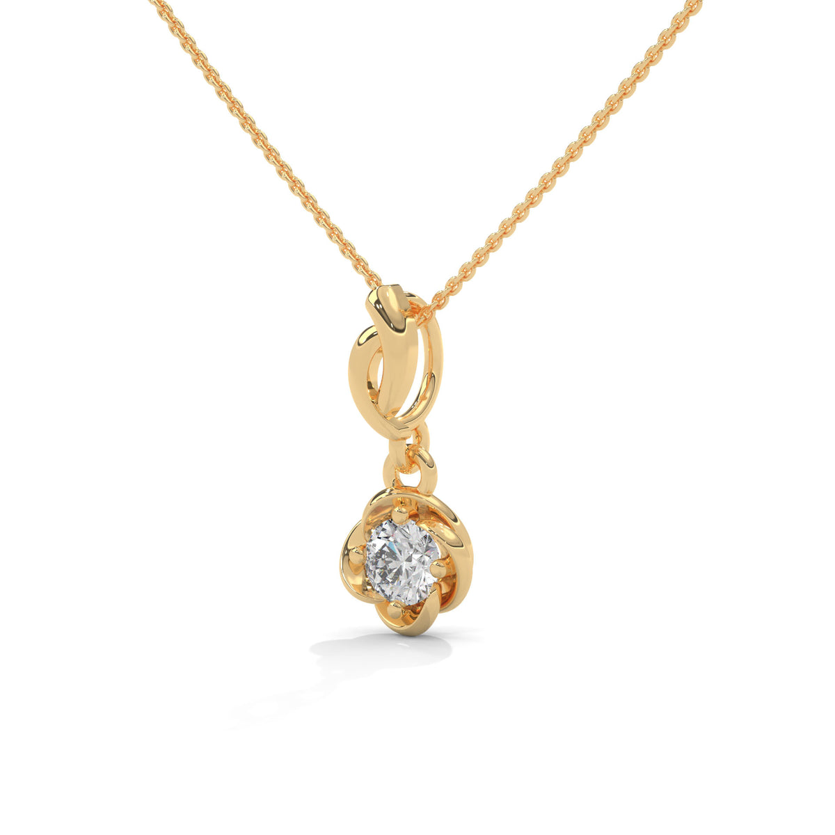 Bloom Solitaire Pendant Set