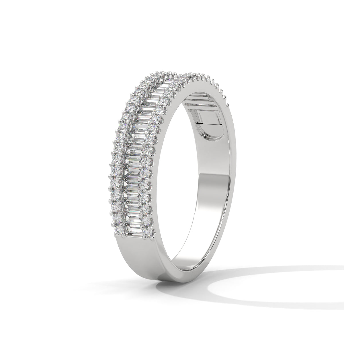 Lumière Baguette Eternity Ring