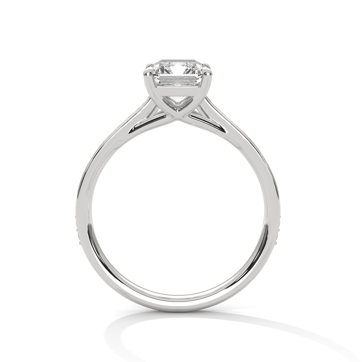 Radiant Illusion Solitaire Ring