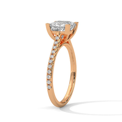 Royal Pinnacle Solitaire Ring — IGI Certified Diamond Jewellery | My Carat India
