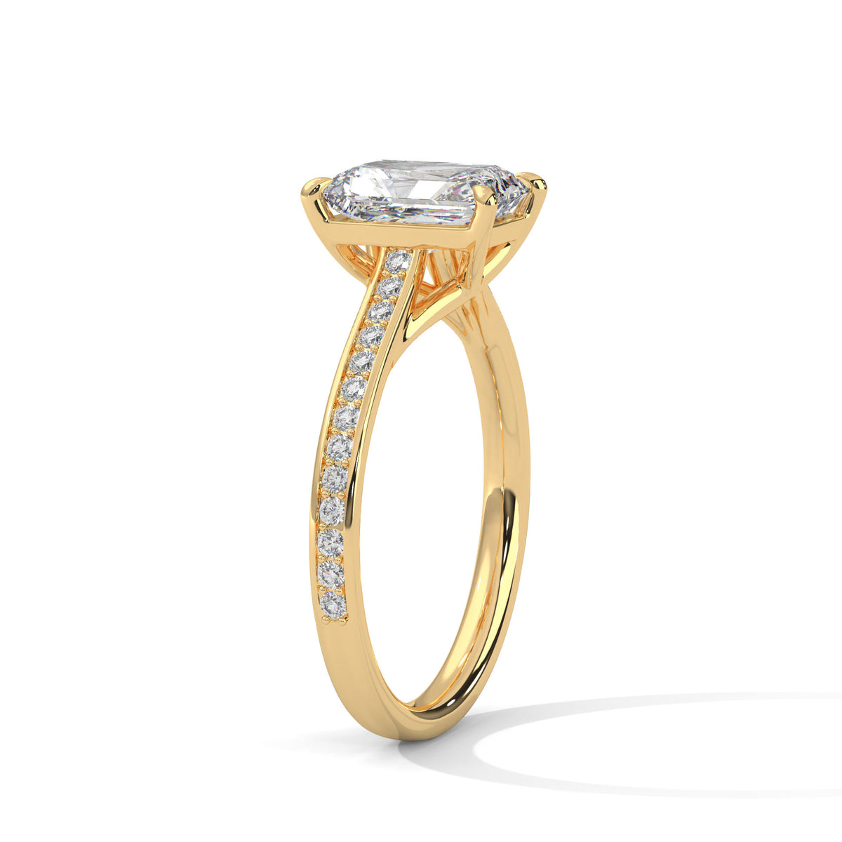 Radiant Illusion Solitaire Ring