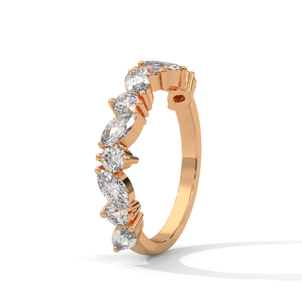 Marquise Drift Band Ring