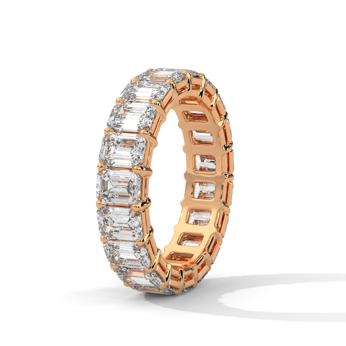 Endless Emerald Eternity Ring
