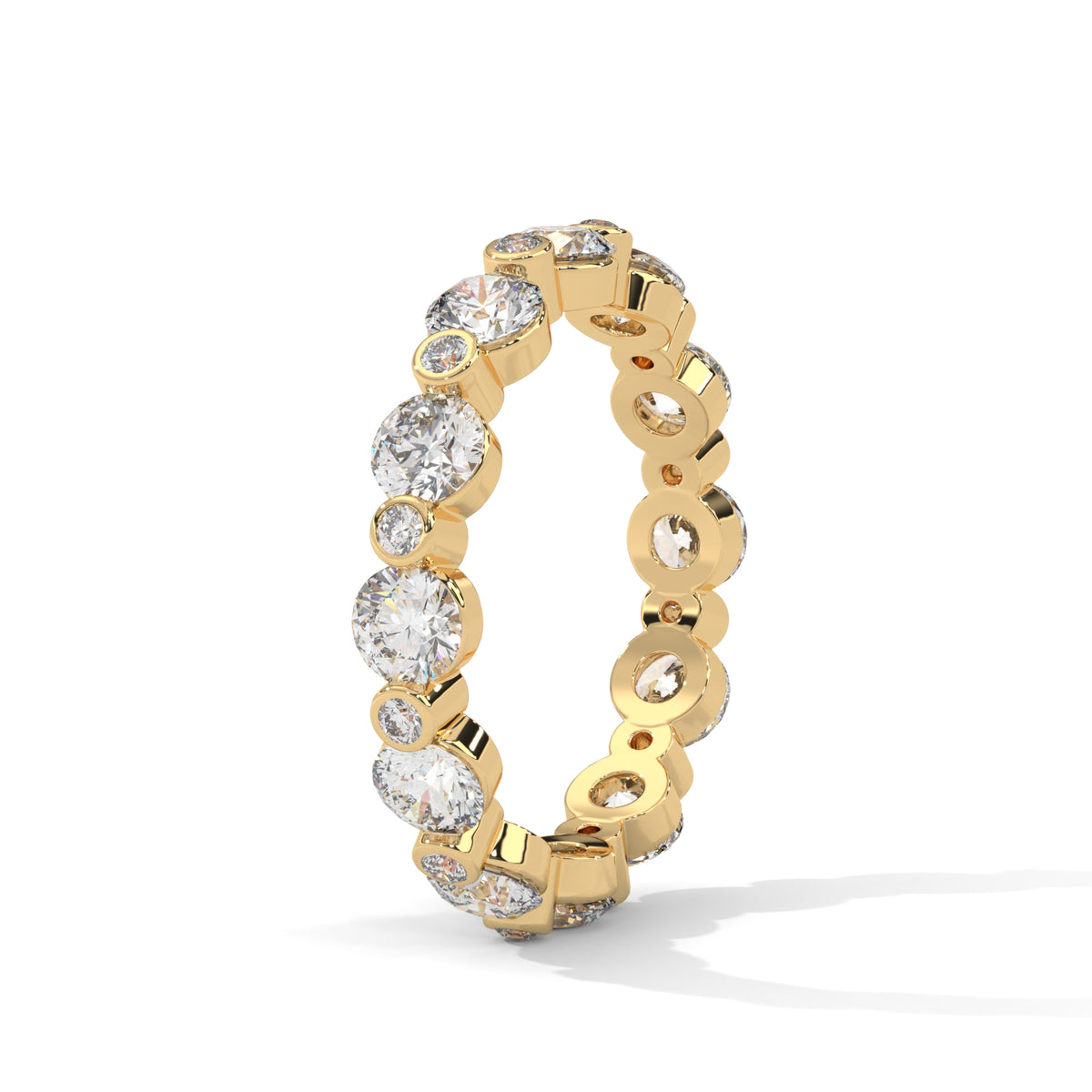 Bubble Bezel Eternity Ring