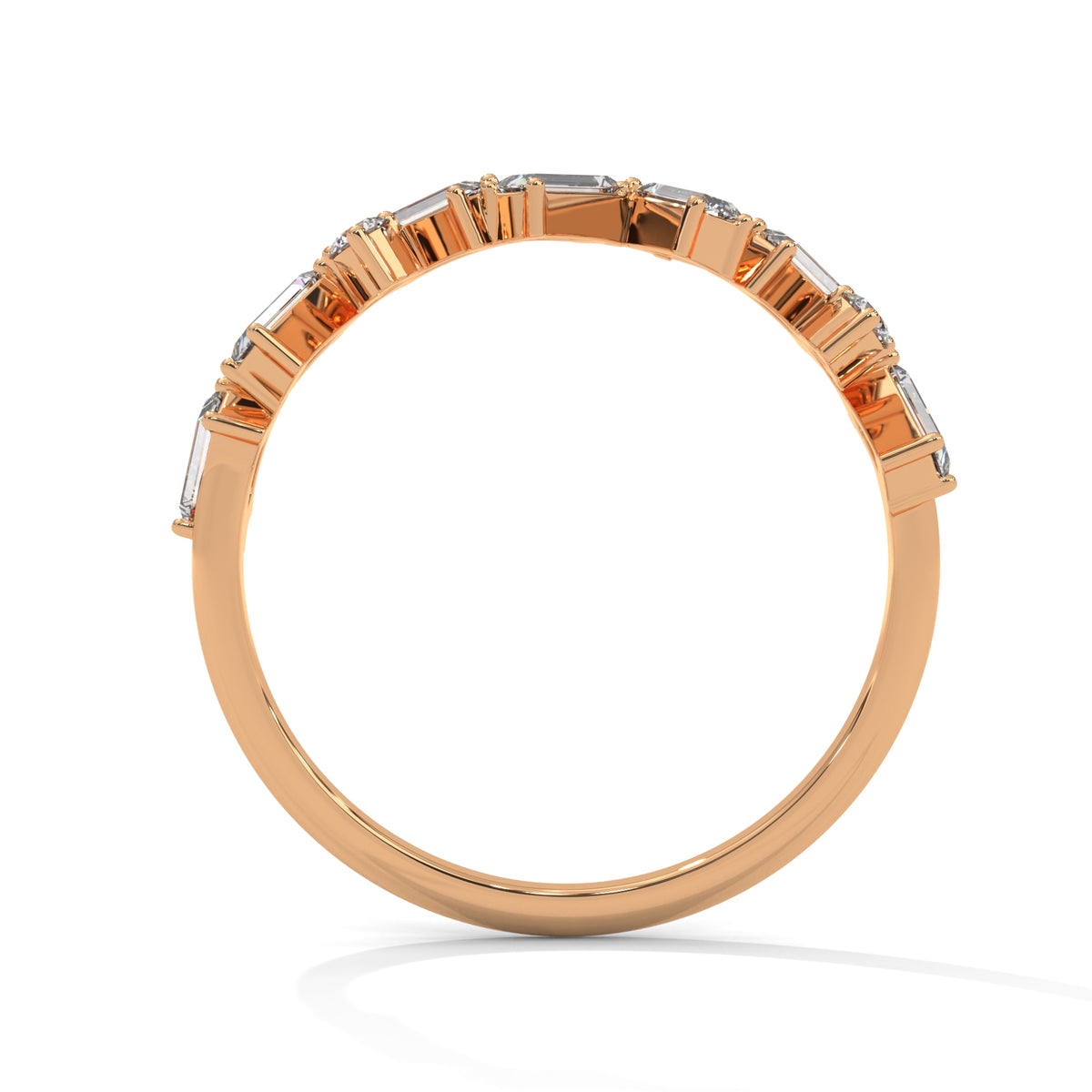 Scattered Baguette Constellation Ring