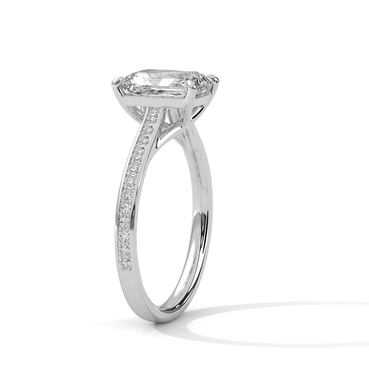 Radiant Illusion Solitaire Ring