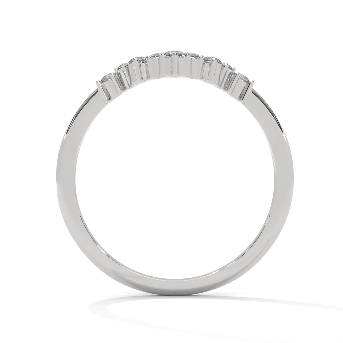 Cascading Stardust Diamond Ring