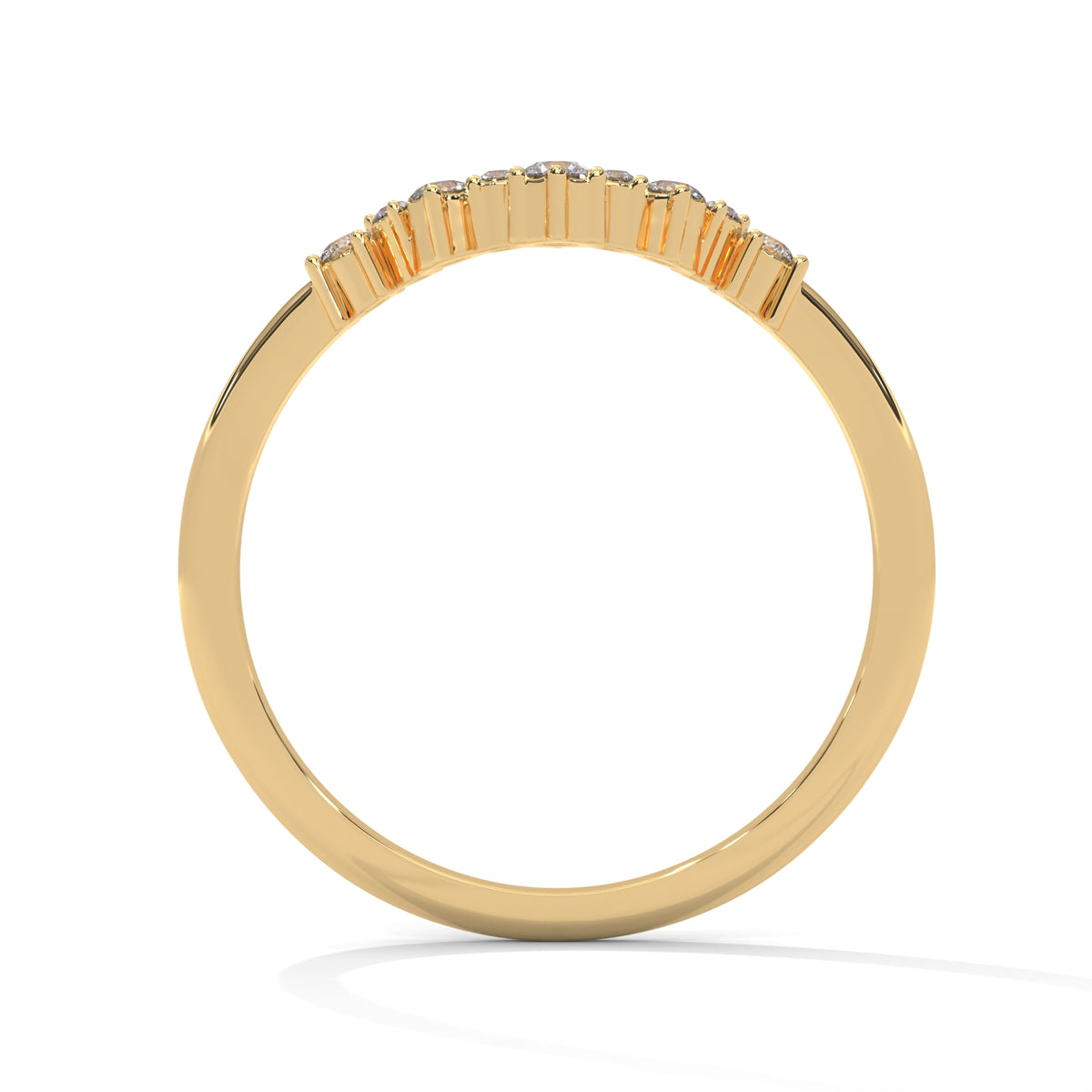 Cascading Stardust Diamond Ring