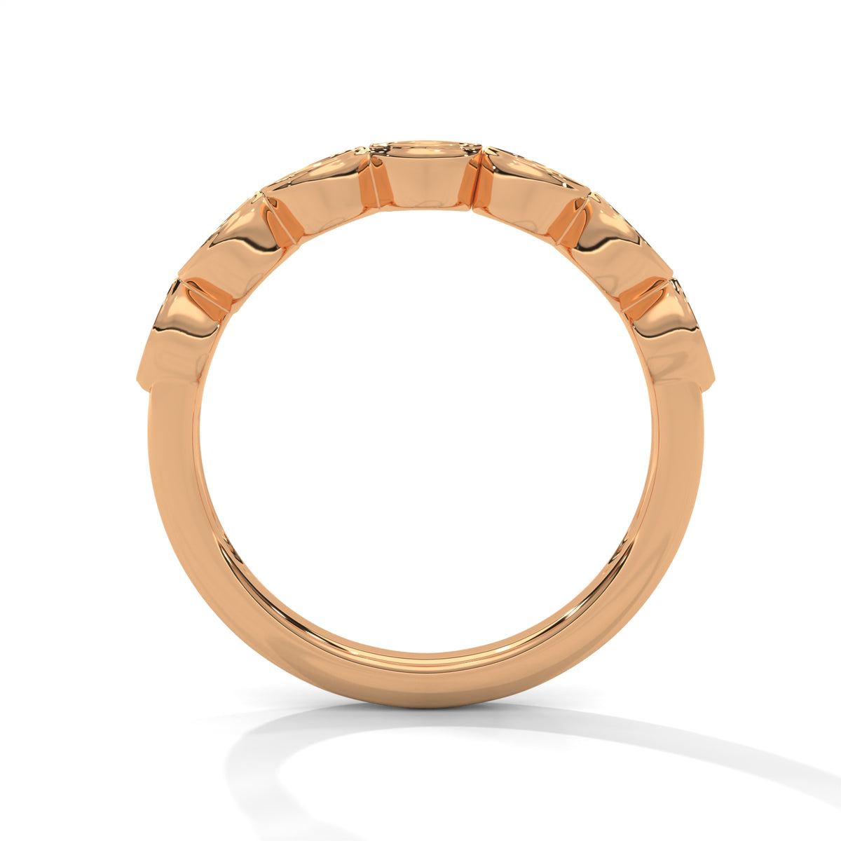 Marquise Bloom Diamond Band Ring