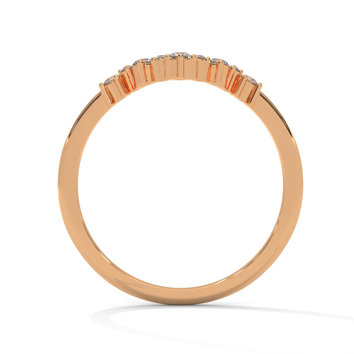 Cascading Stardust Diamond Ring