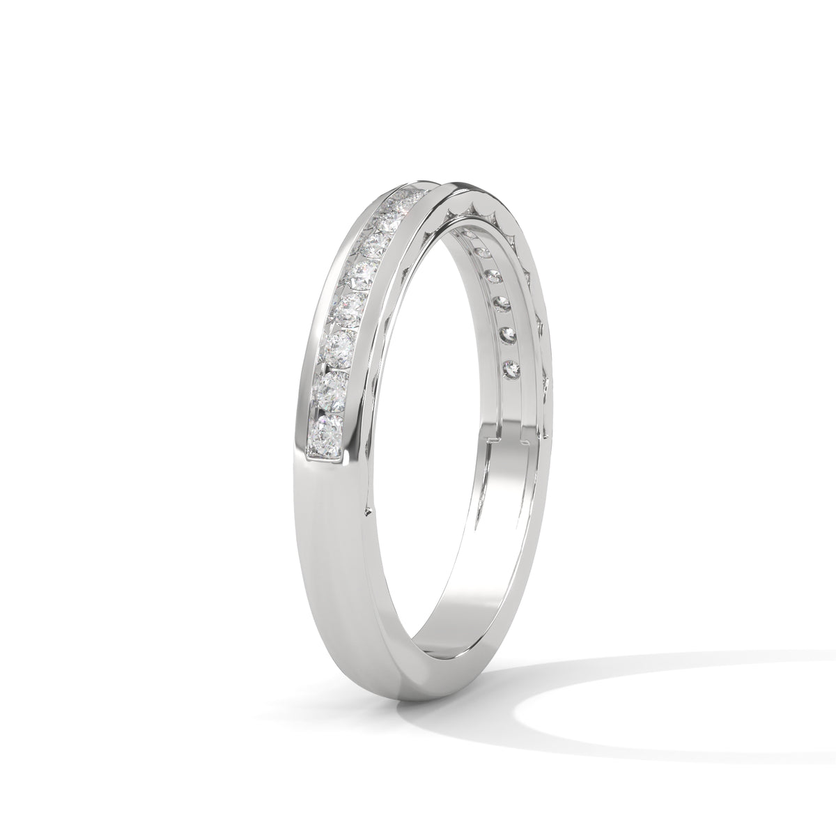 Channel Radiance Diamond Band Ring