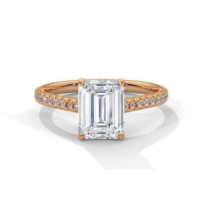 Emerald Reverie Solitaire Ring — IGI Certified Diamond Jewellery | My Carat India