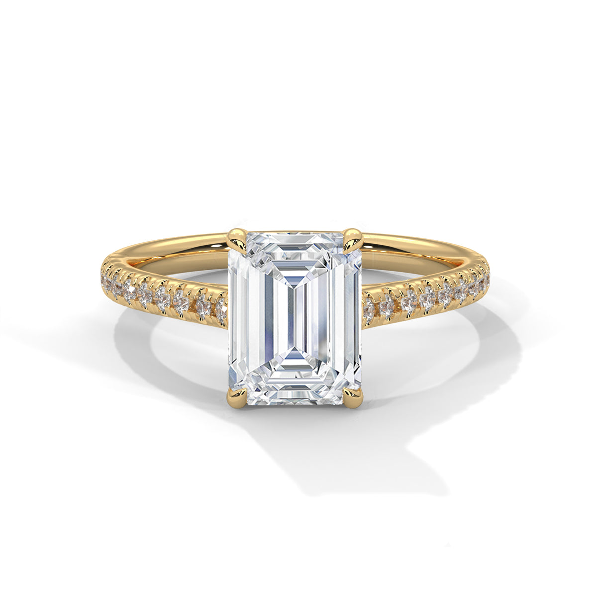 Emerald Reverie Solitaire Ring