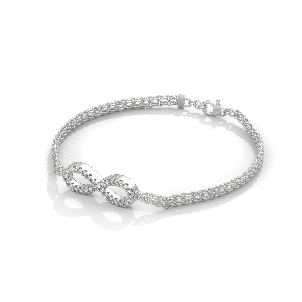 Eternal Loop Diamond Bracelet