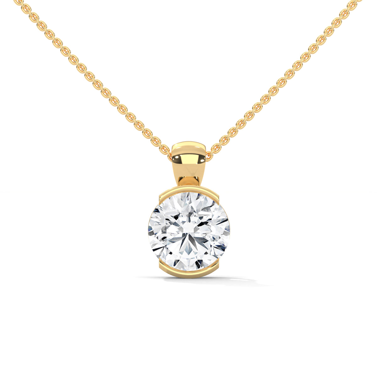 Eternal Orbit Solitaire Pendant