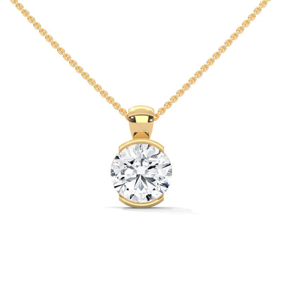 Eternal Orbit Solitaire Pendant — IGI Certified Diamond Jewellery | My Carat India