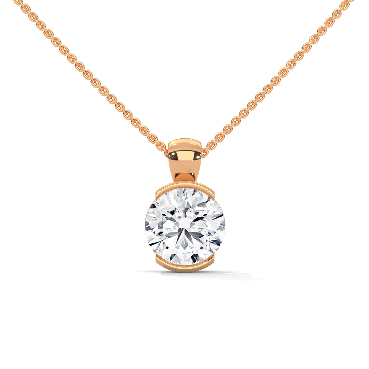 Eternal Orbit Solitaire Pendant