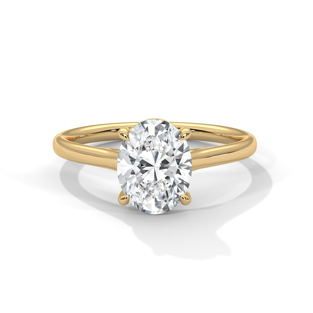 Sovereign Oval Solitaire Ring