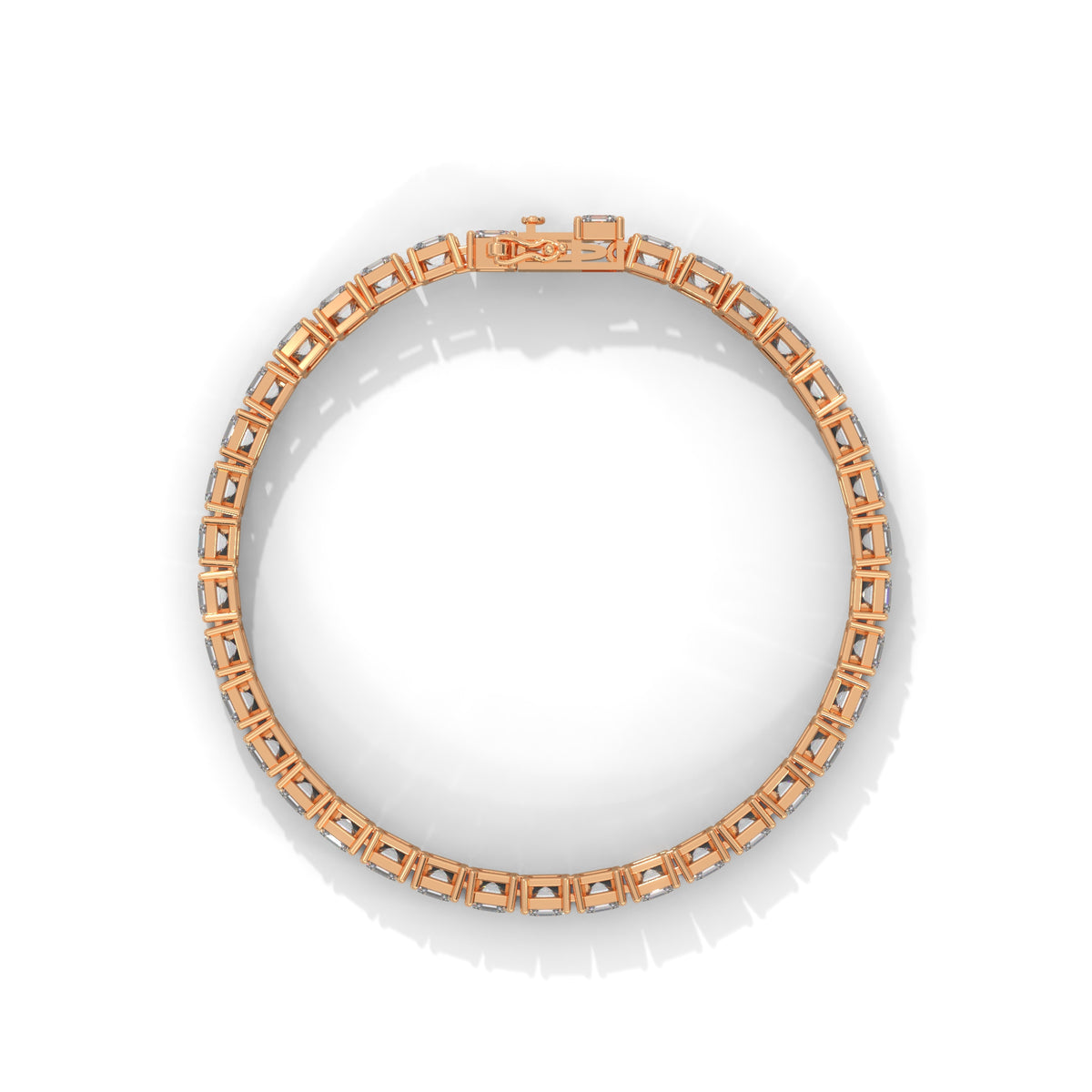 Emerald Row Tennis Bracelet