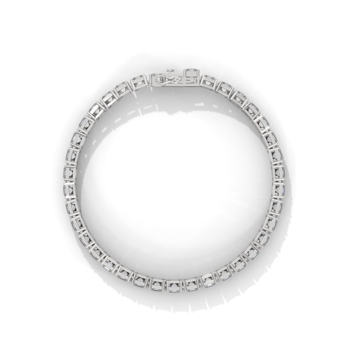 Emerald Row Tennis Bracelet