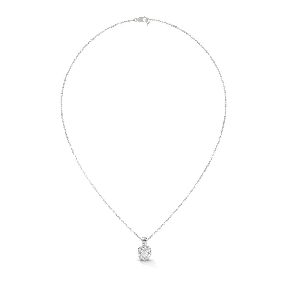 Eternal Orbit Solitaire Pendant