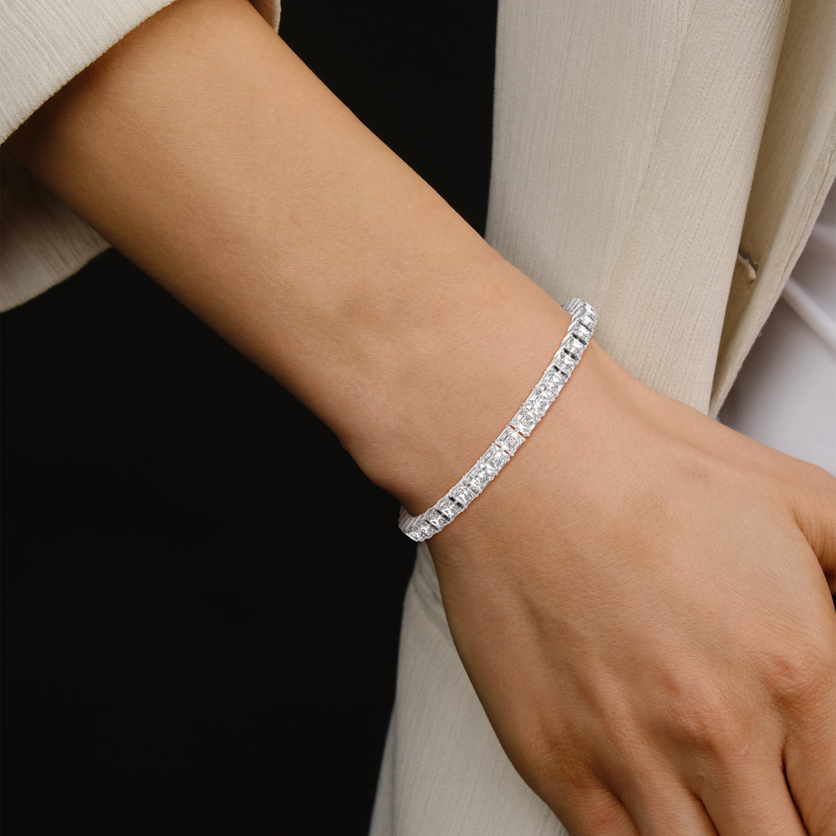 Emerald Row Tennis Bracelet