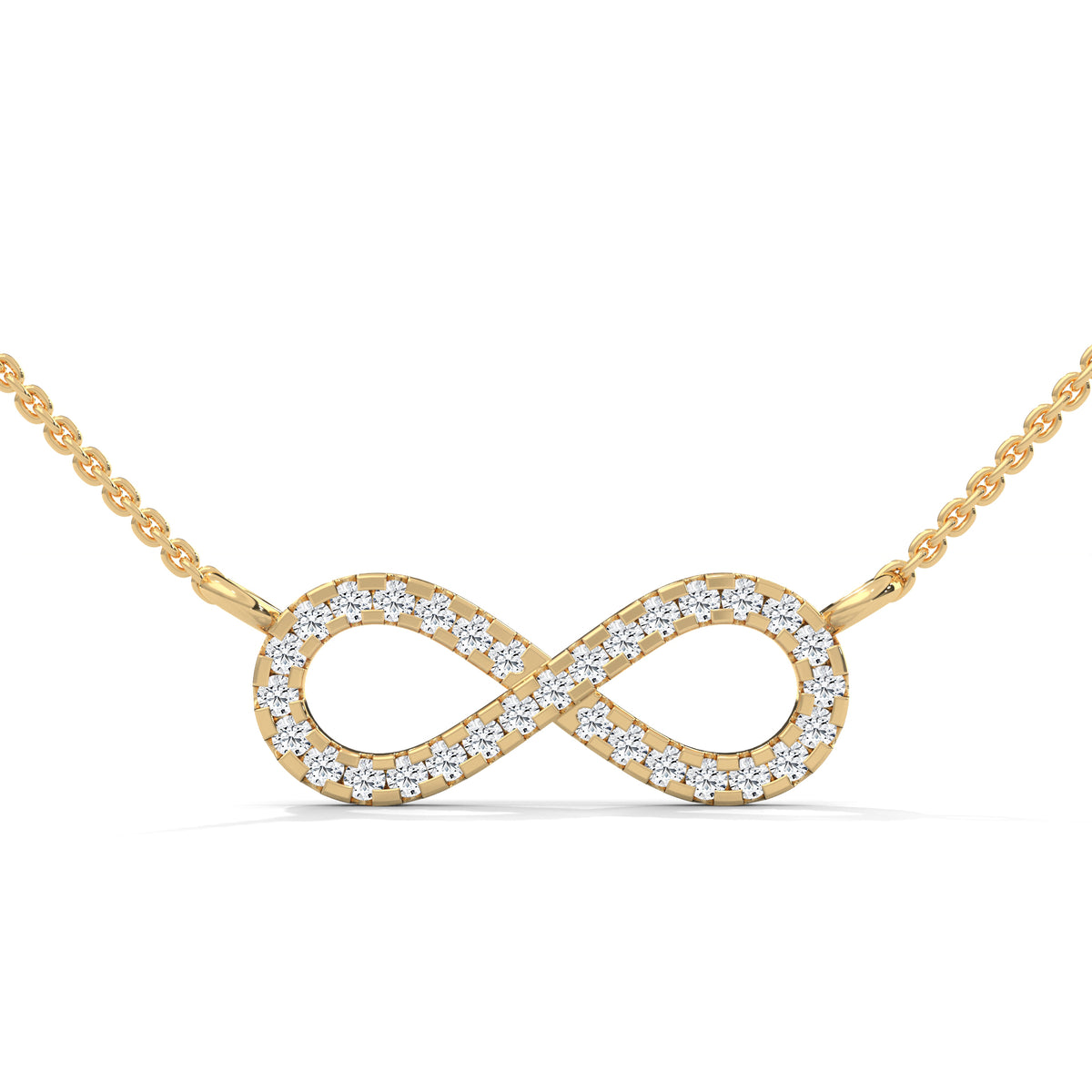 Infinite Shimmer Diamond Pendant