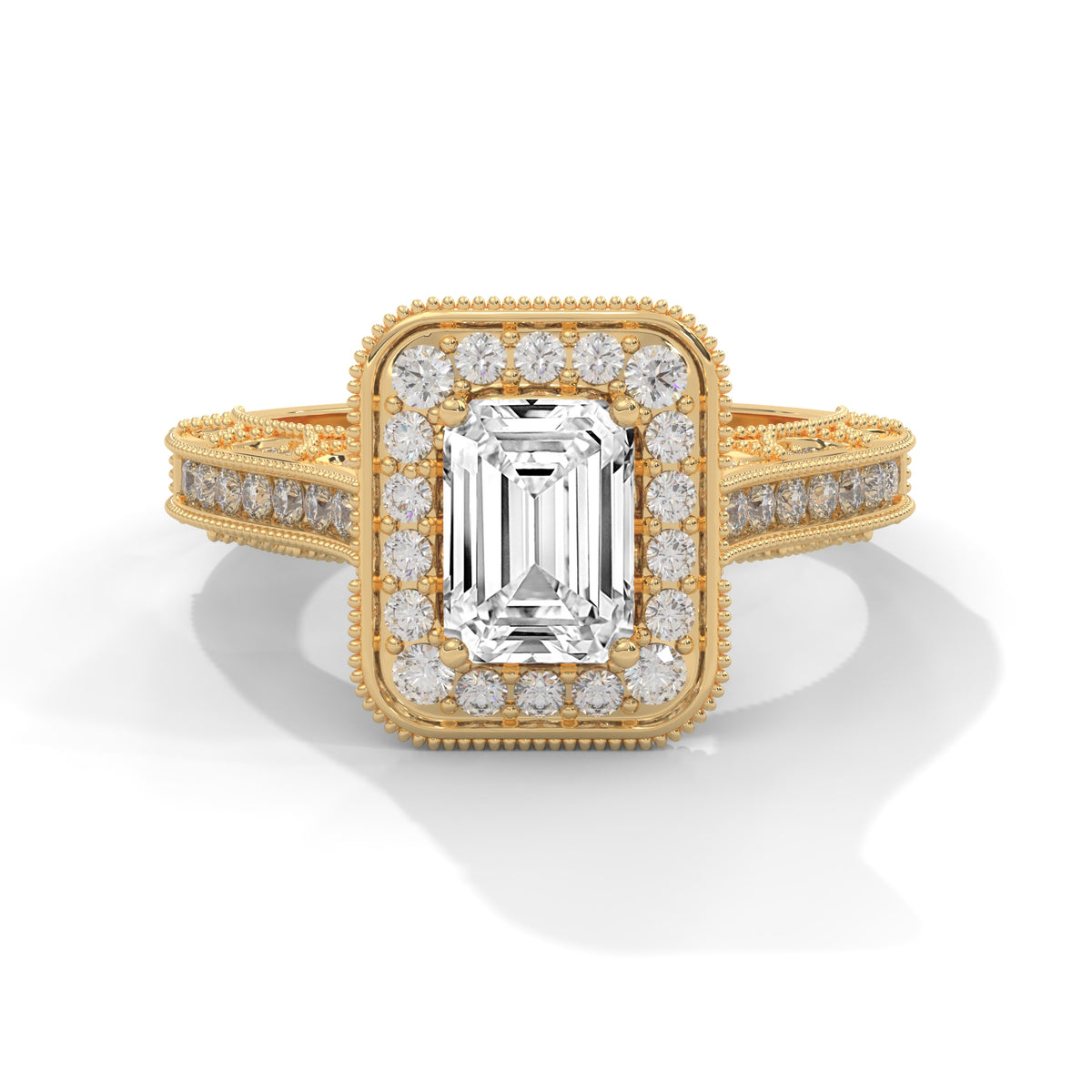 Vintage Opulence Halo Ring