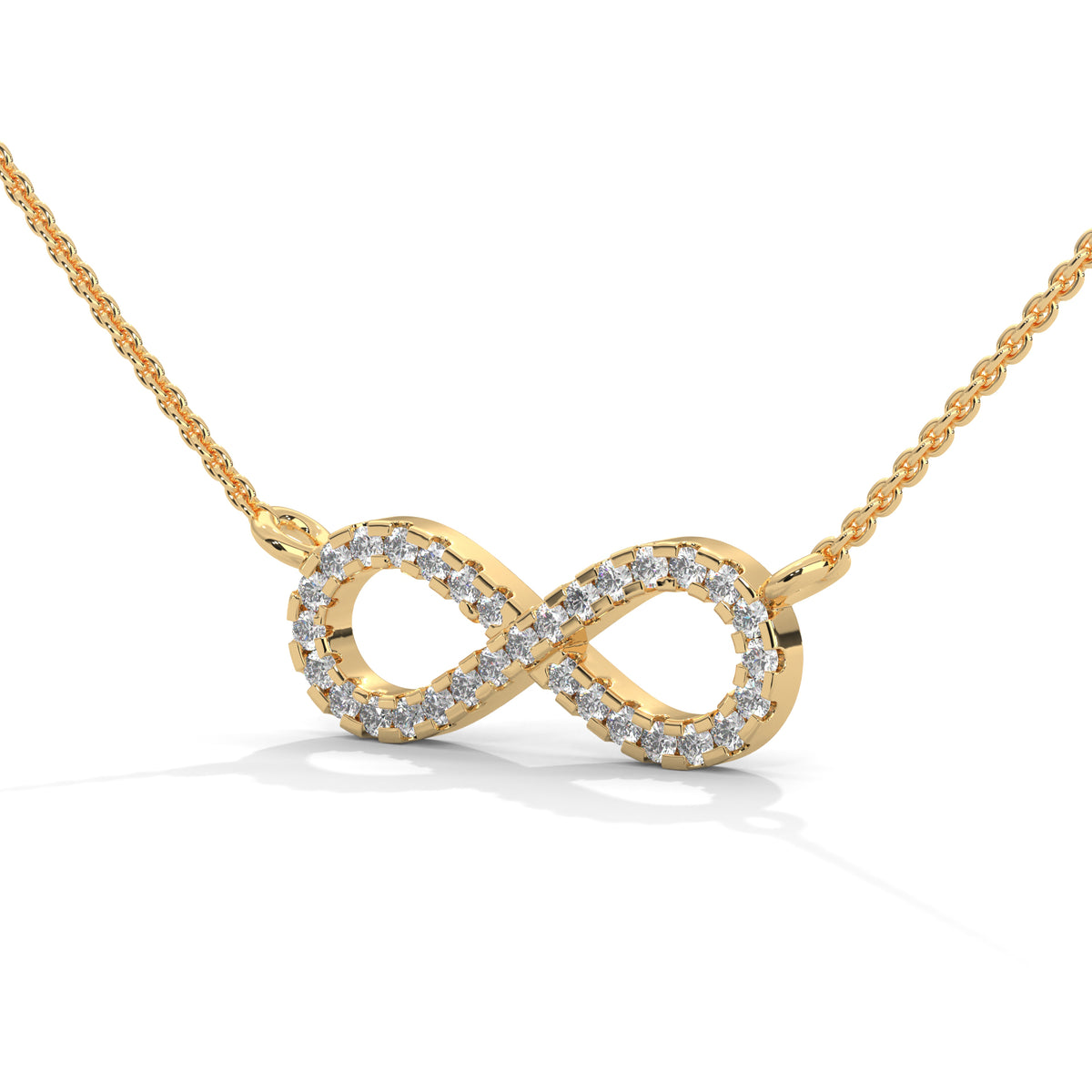 Infinite Shimmer Diamond Pendant