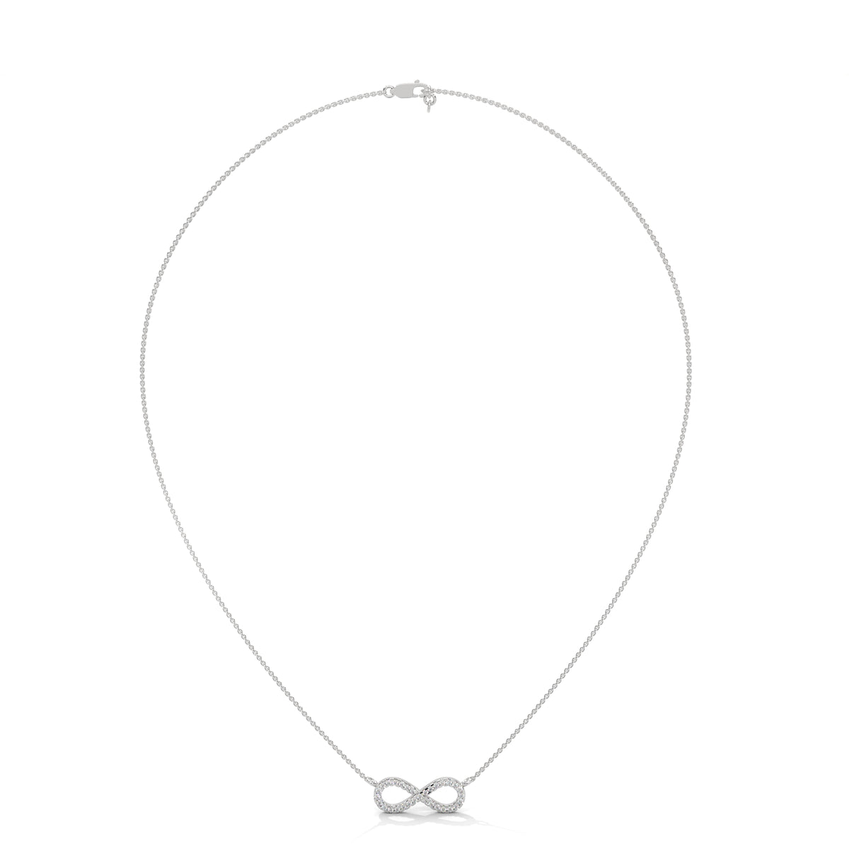 Infinite Shimmer Diamond Pendant