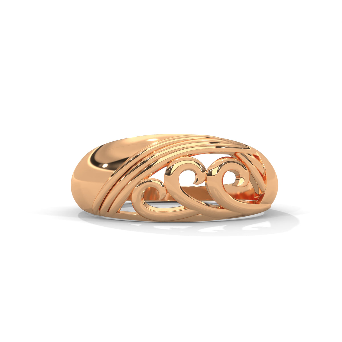 Arabesque Scroll Filigree Ring