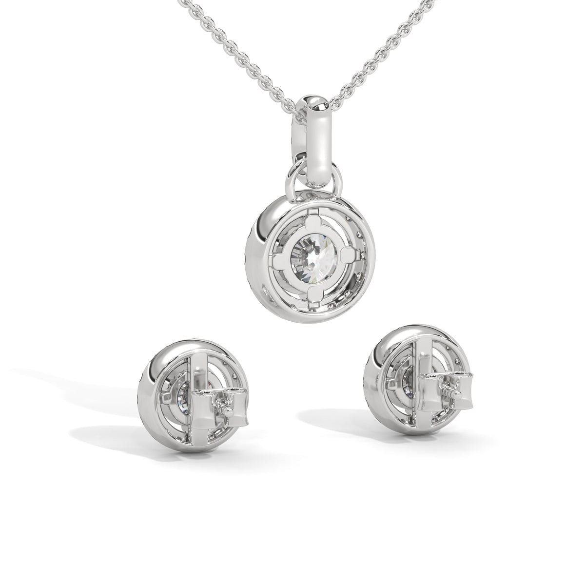 Celestial Halo Pendant Set