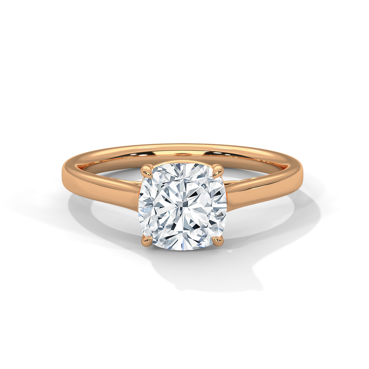 Sovereign Cushion Solitaire Ring