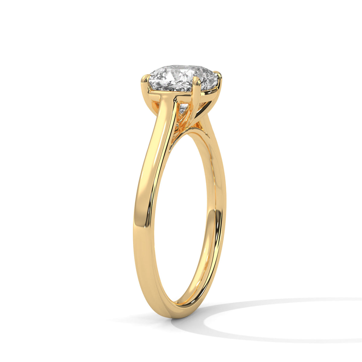 Sovereign Cushion Solitaire Ring