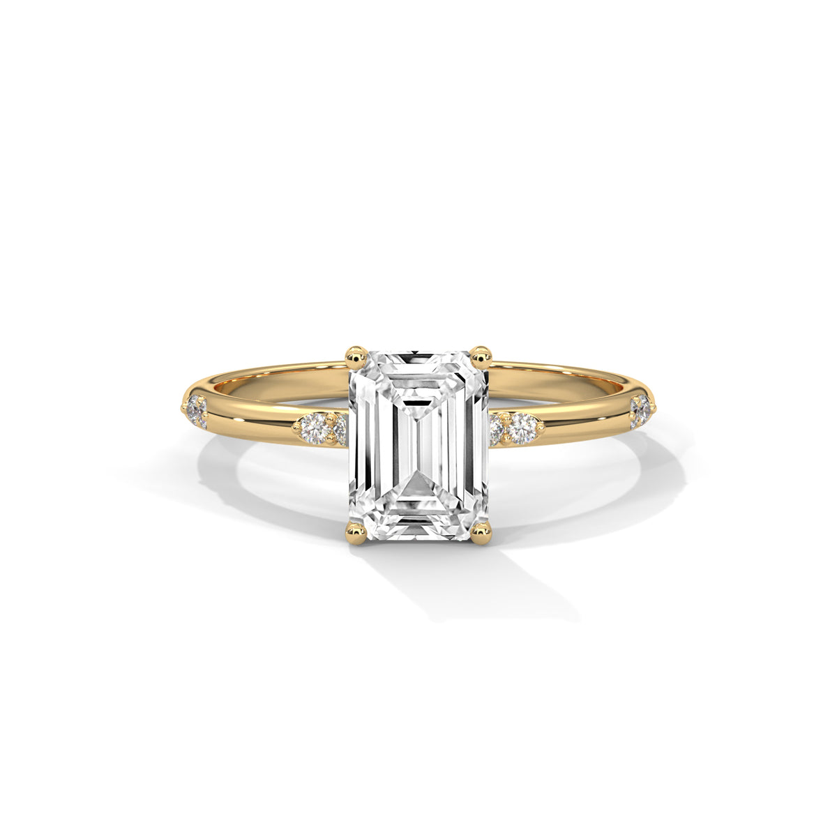 Emerald Grace Solitaire Ring