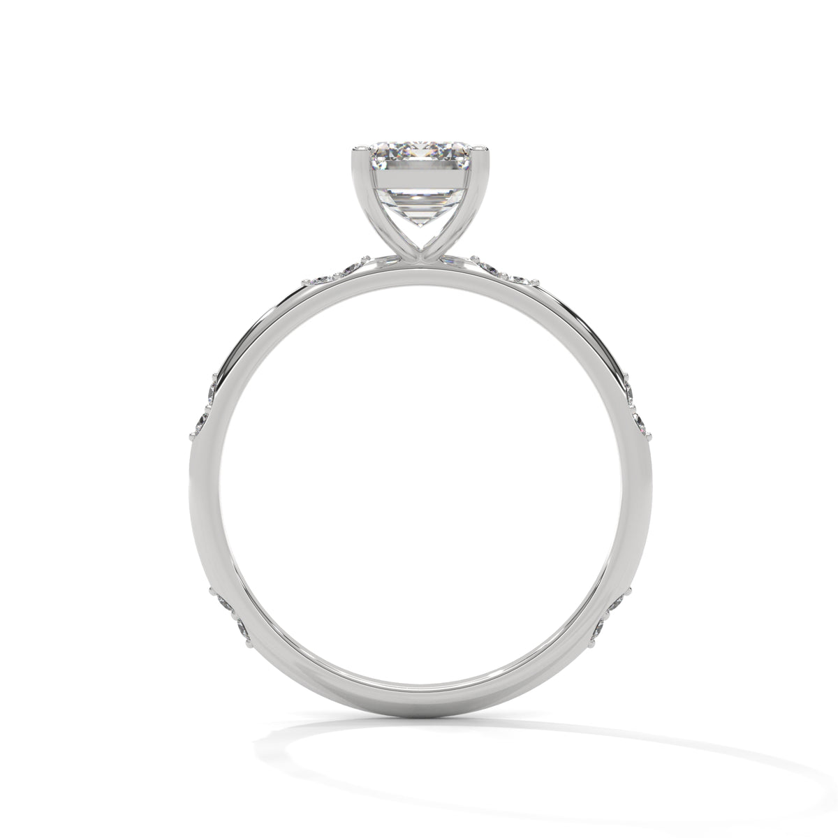 Emerald Grace Solitaire Ring
