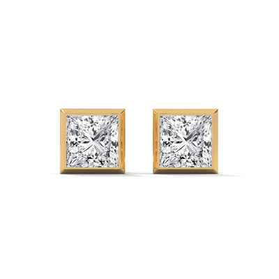 Regal Frame Solitaire Earrings — IGI Certified Diamond Jewellery | My Carat India
