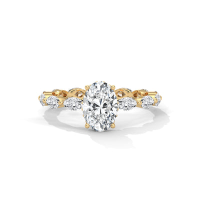 Marquise Drift Solitaire Ring — IGI Certified Diamond Jewellery | My Carat India