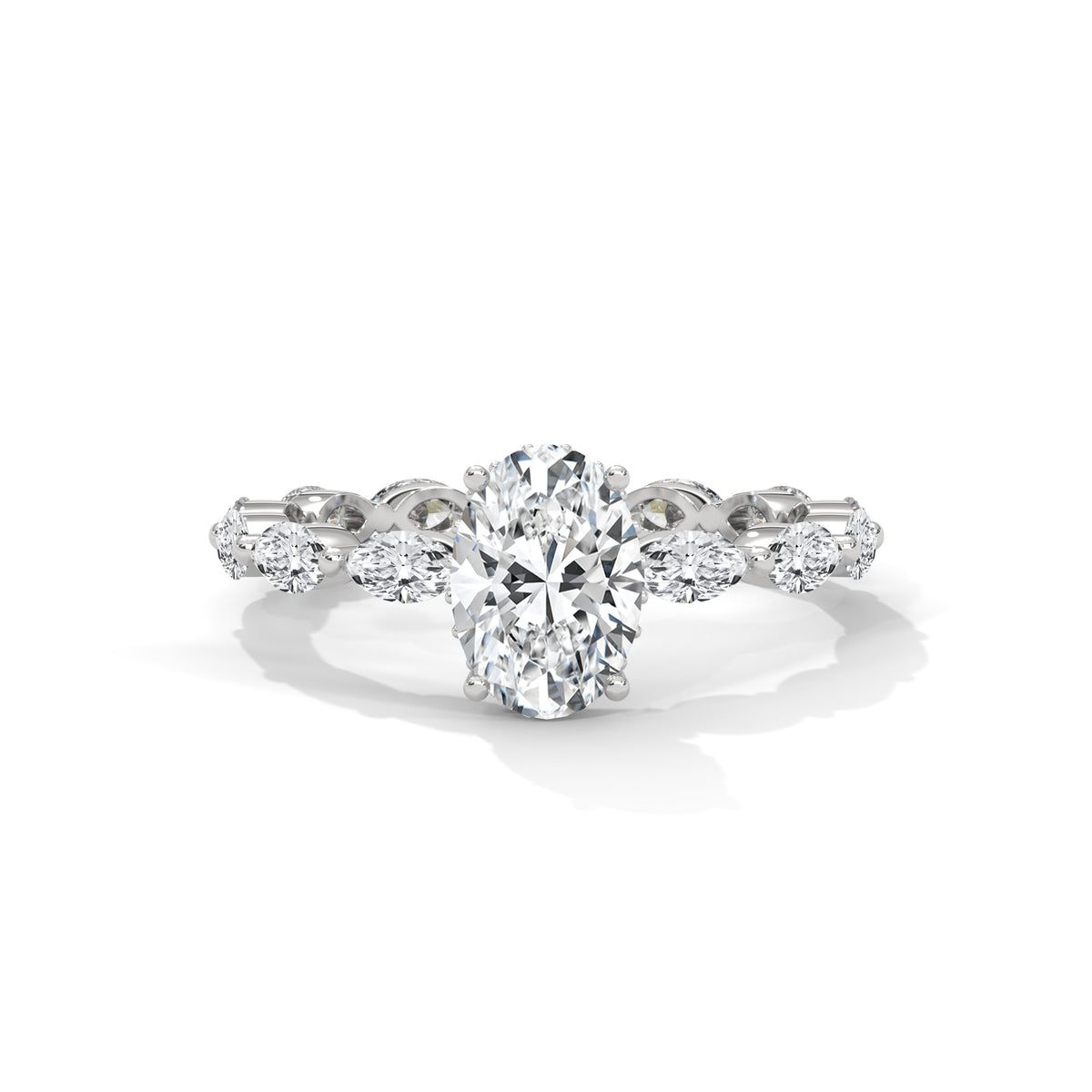 Marquise Drift Solitaire Ring
