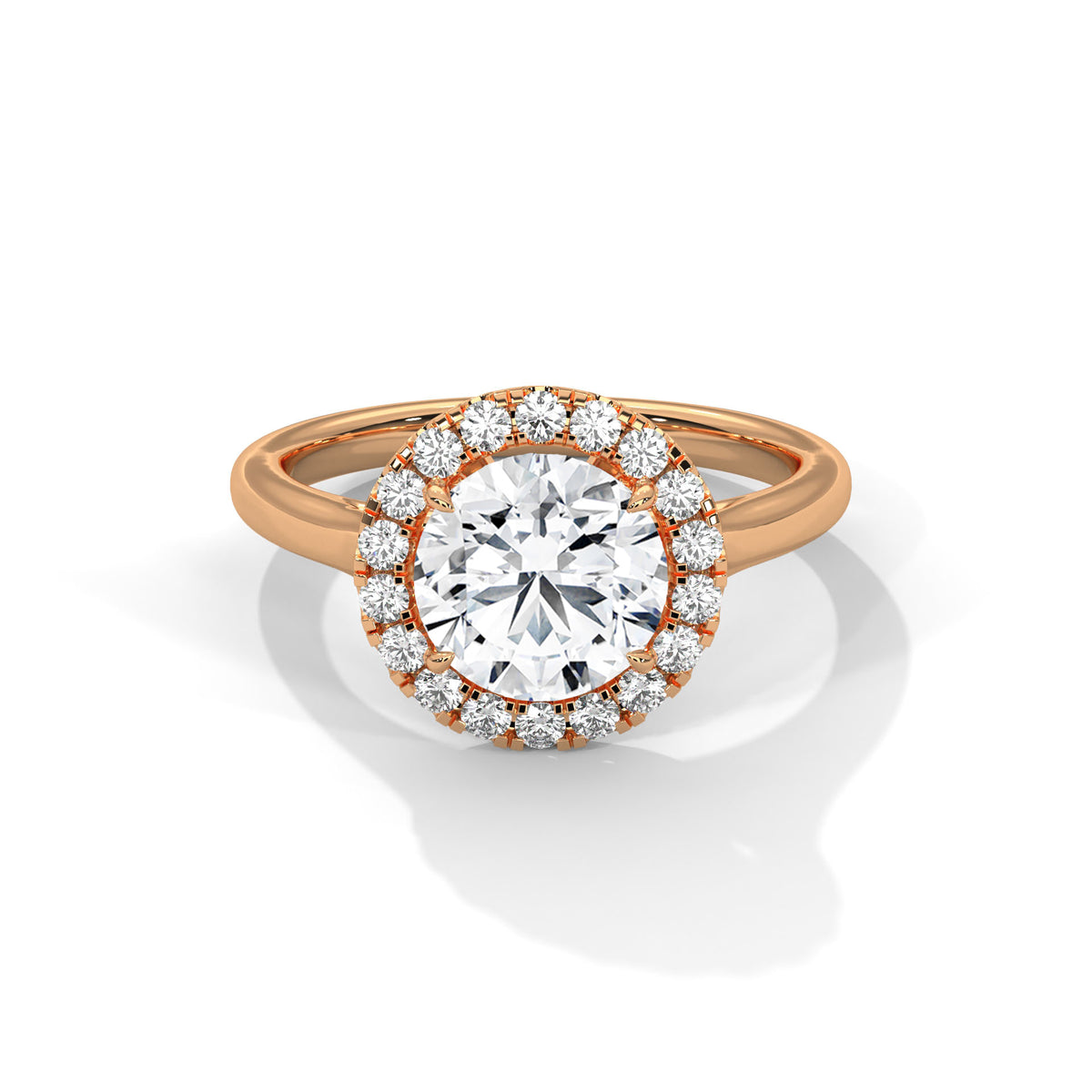 Celestial Bloom Halo Ring