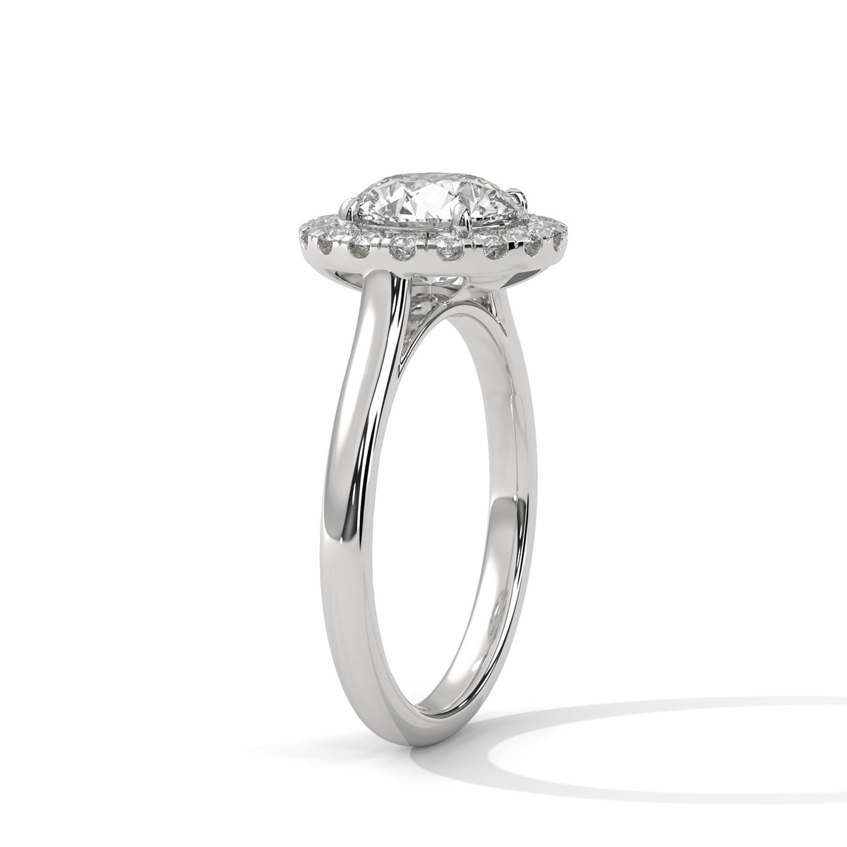 Celestial Bloom Halo Ring