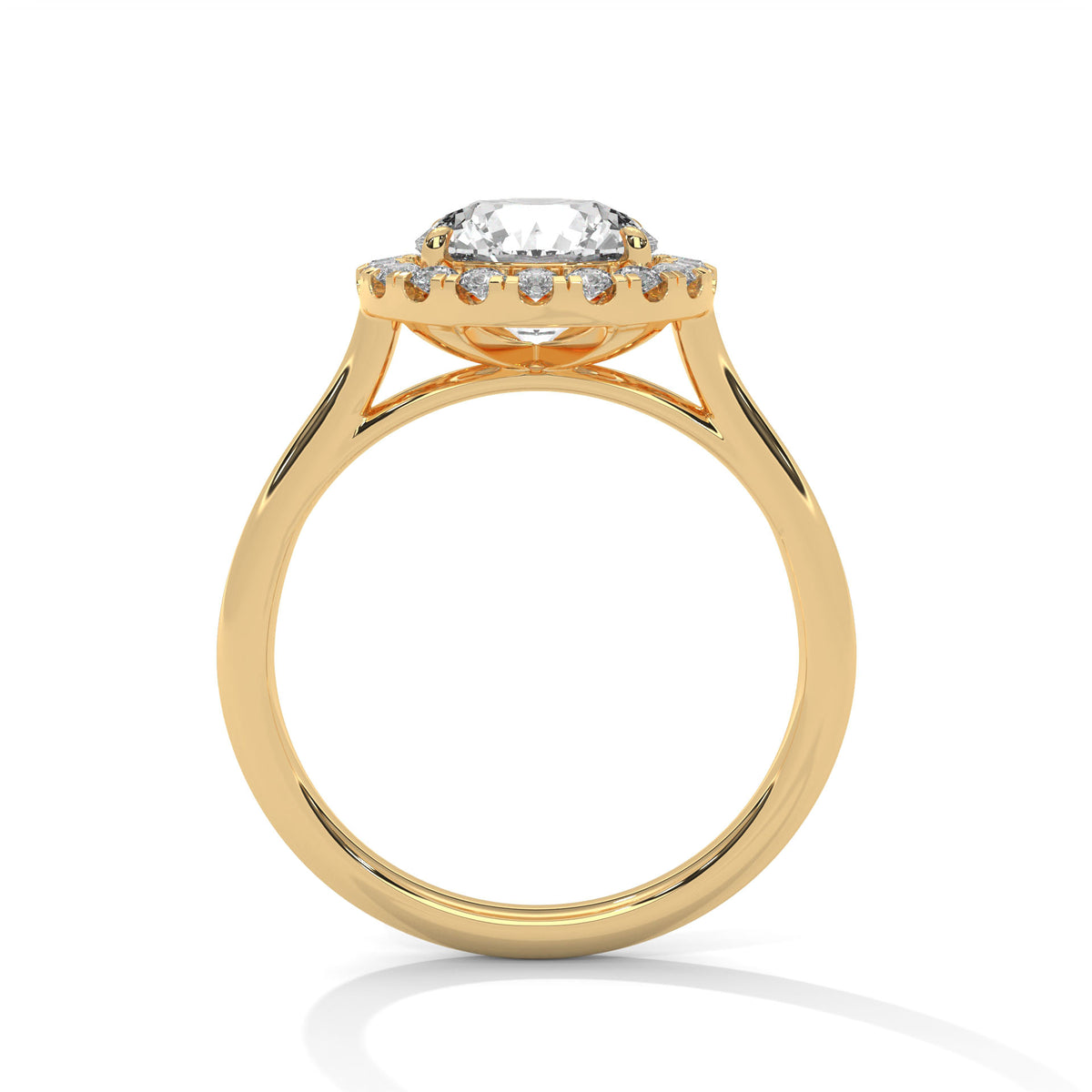Celestial Bloom Halo Ring