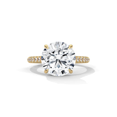 Crowned Brilliance Solitaire Ring — IGI Certified Diamond Jewellery | My Carat India