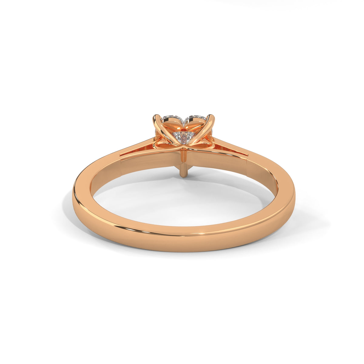 Sweetheart Bloom Solitaire Ring
