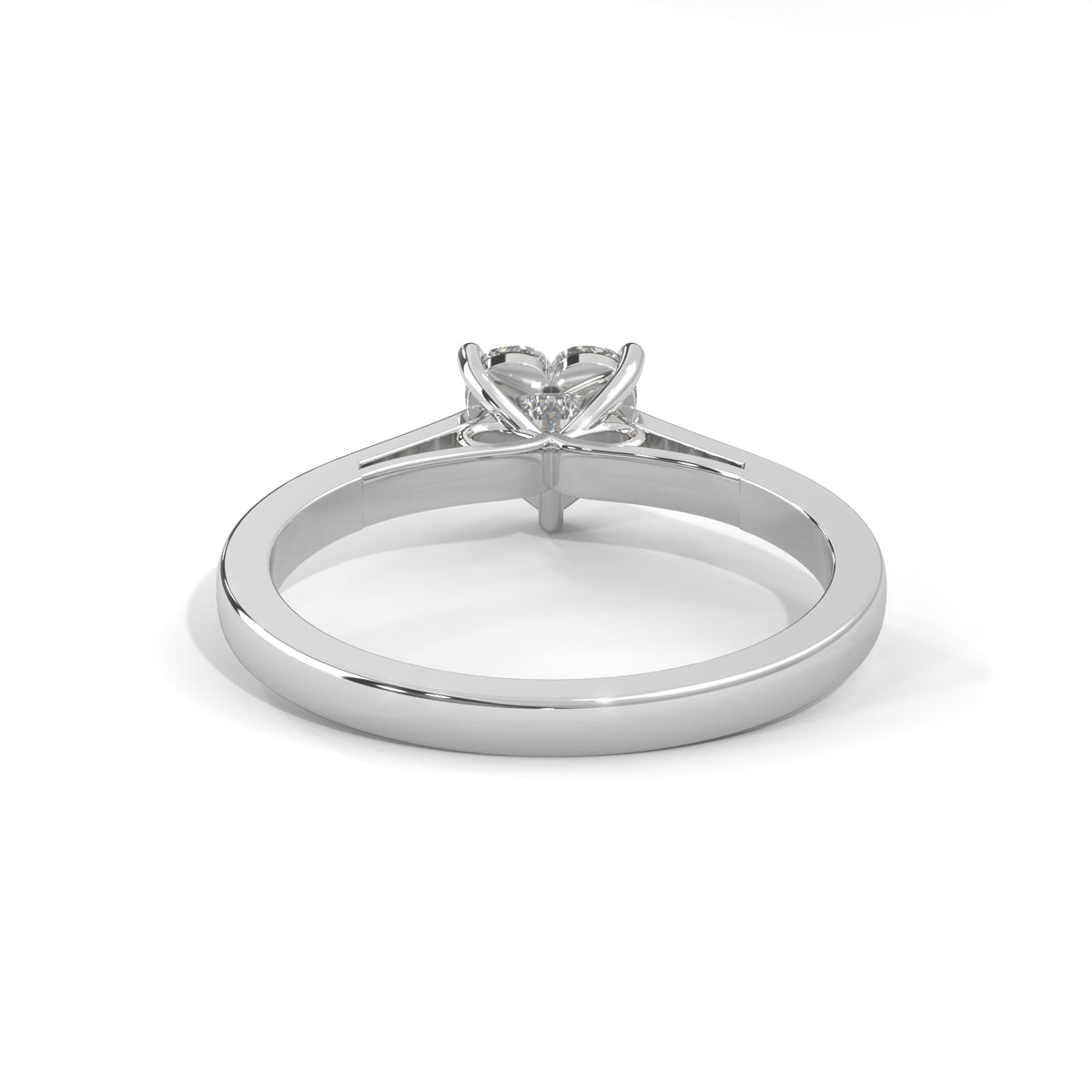 Sweetheart Bloom Solitaire Ring
