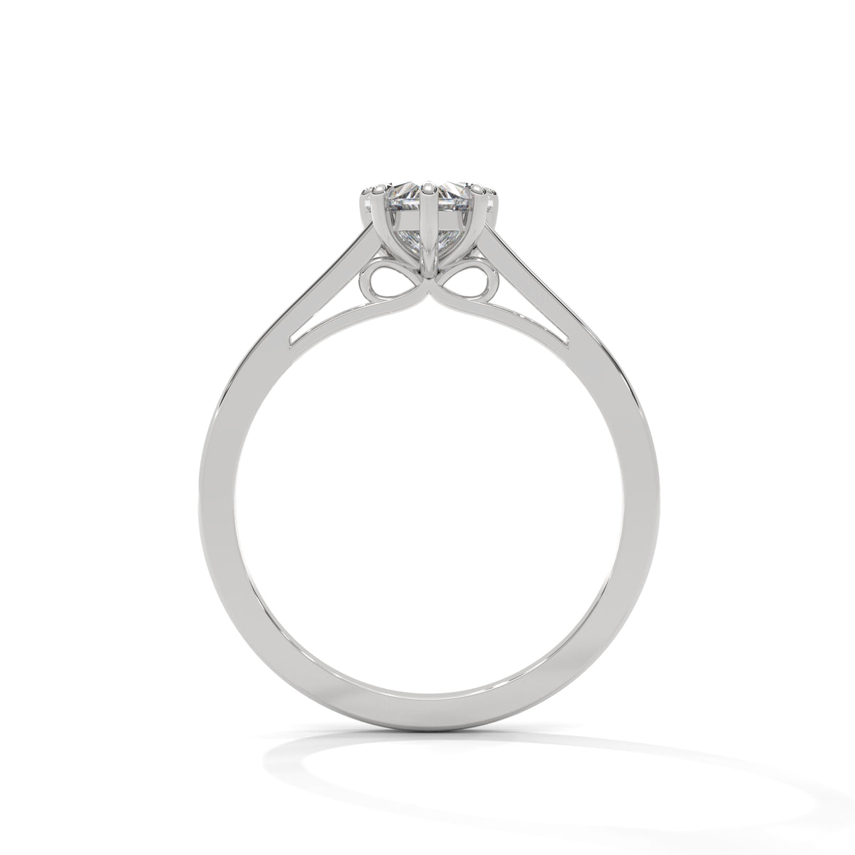 Sweetheart Bloom Solitaire Ring