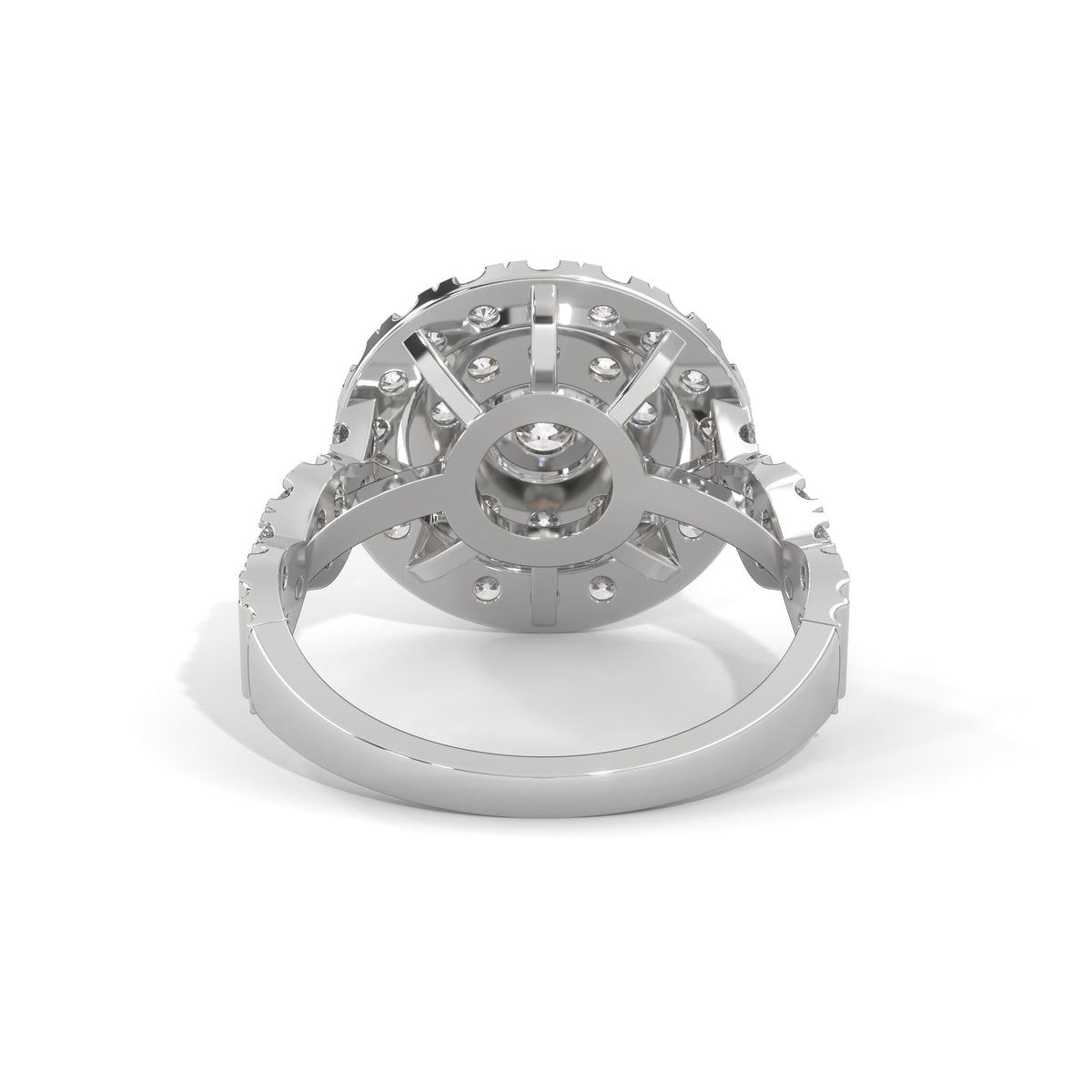 Celestial Bloom Cluster Ring