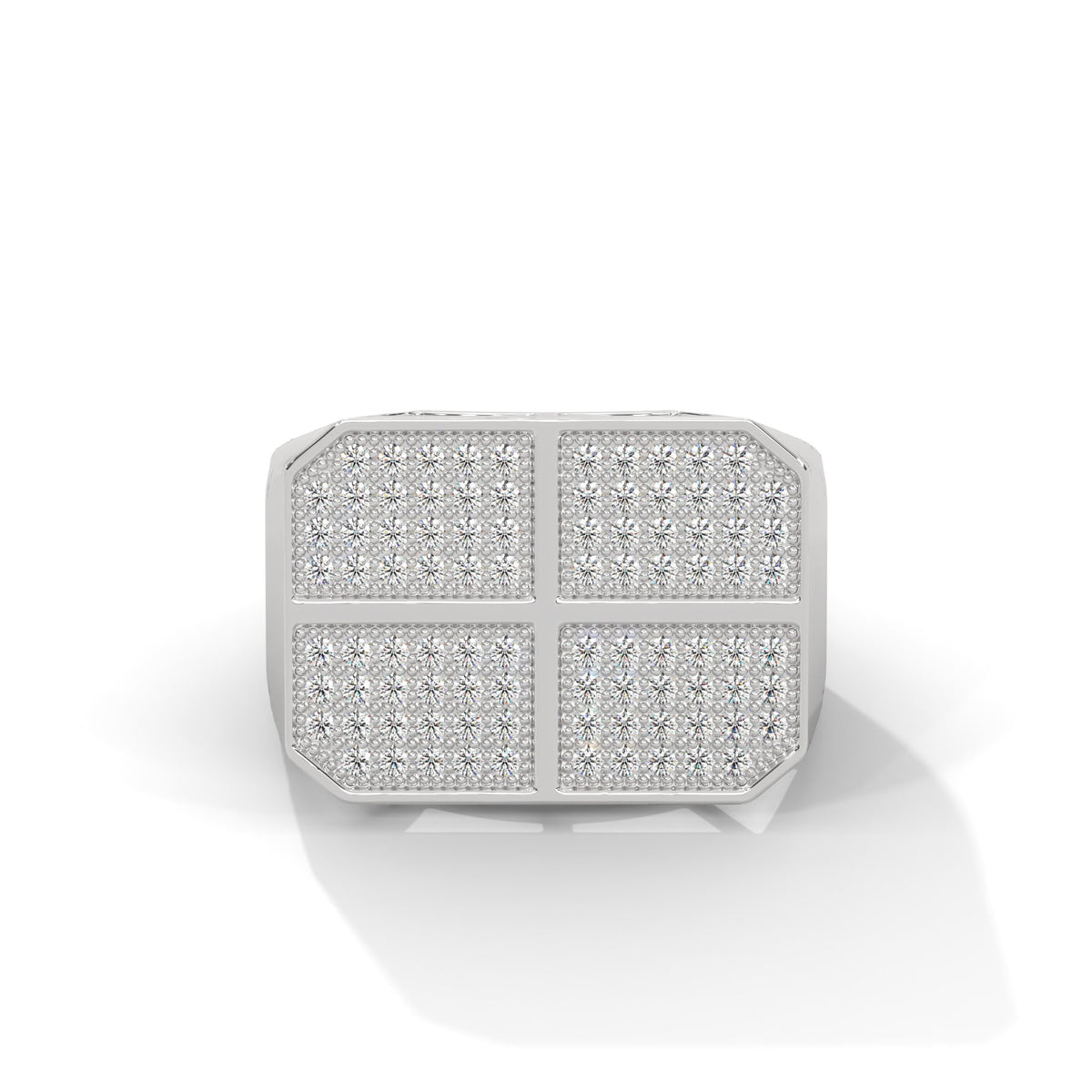 Four Square Cluster Statement Ring