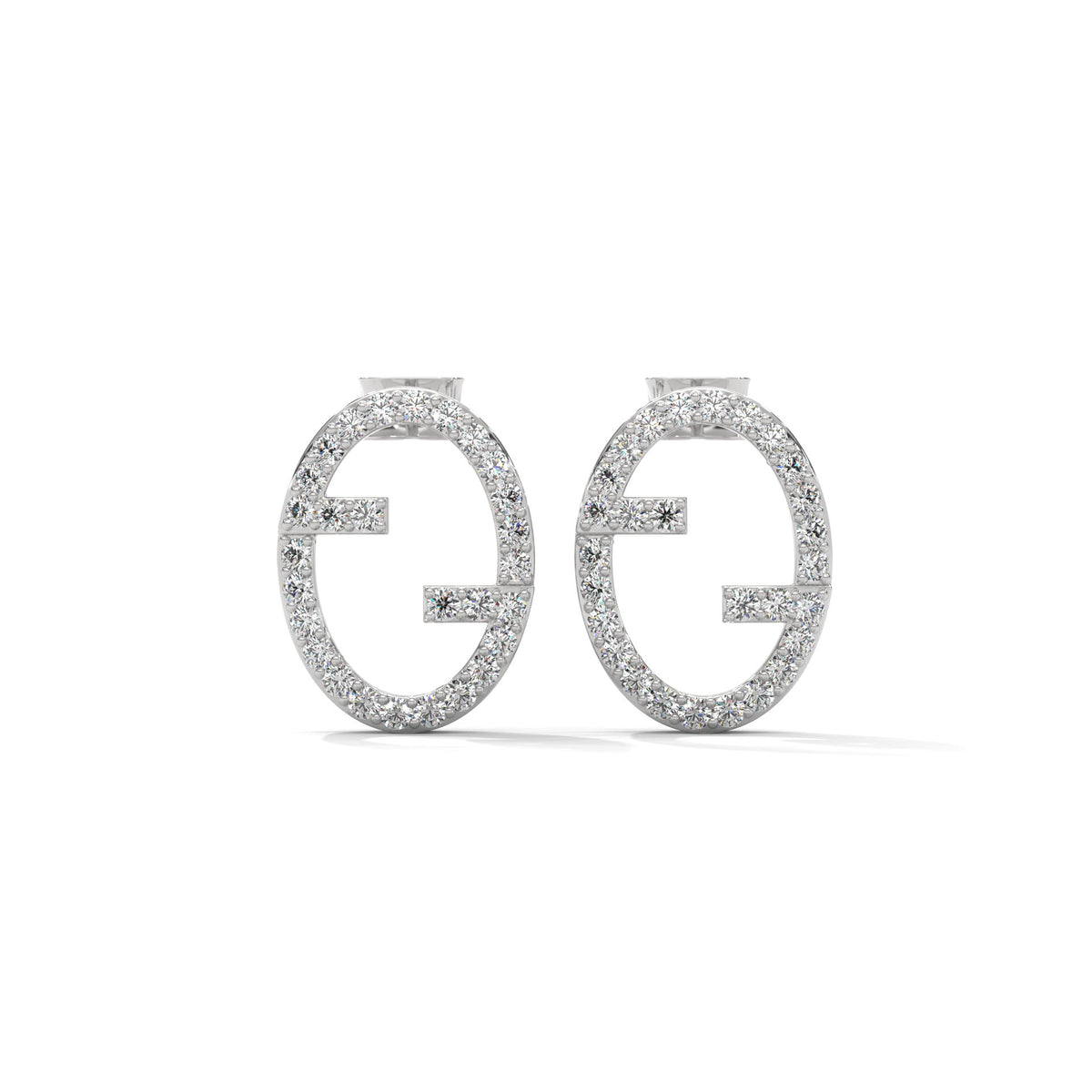 Gilded Orbit Stud Earrings