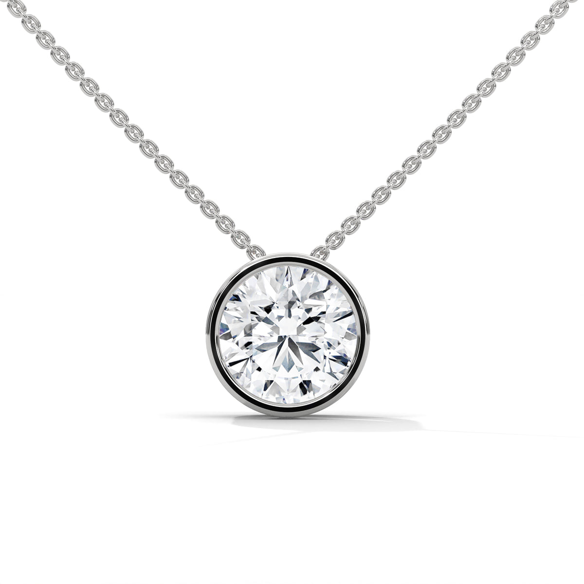 Pure Radiance Solitaire Pendant